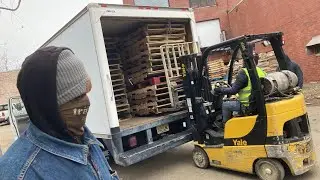 First Box Truck Pallet Load
