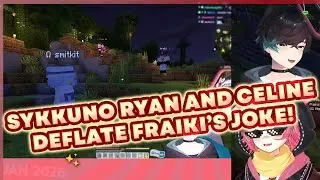 THEY'LLNEVERSUSPECT! Sykkuno, Ryan & Celine DEFLATE Fraiki's JOKE but she still gets A BINGO POINT!
