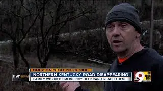 Crumbling road too dangerous to drive, too remote to repair