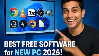 Best Free Software You Must Install on a New PC (2025 Edition) | Free & Essential PC Apps
