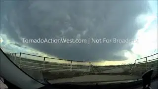 Goldsmith, TX Anticyclonic LP Supercell - 3/11/2017