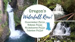 Oregon's Waterfall Row!  A Visit to Clearwater, Watson, Whitehorse & Toketee Falls!