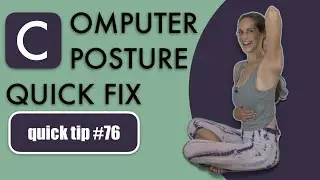 Quick Tip #76: Computer Posture QUICK FIX #neckhealth #vagaltone 