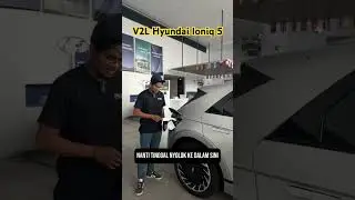 Fitur V2L pada Hyundai Ioniq 5, bisa main PS seharian. #hyundai #ioniq5 #V2L