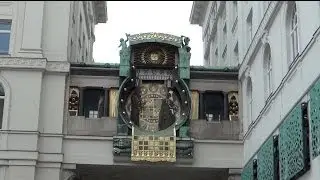 Vienna, Austria - Ankeruhr Clock HD (2013)