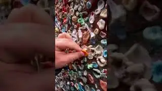 Наконец-то нашел чувака, который спрятал тайник Gum Wall в Сиэтле 😉