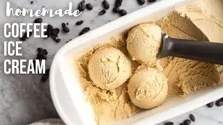 Homemade Coffee Ice Cream | The Recipe Rebel