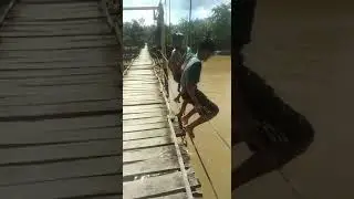 Aksi anak desa embacang Kecamatan Lubuk keliat