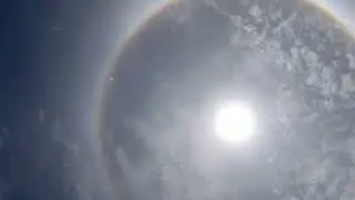 Magical Sun Halo Right now in Dimapur 🌞|| Nature's Masterpiece painted in the sky|03.07.2025