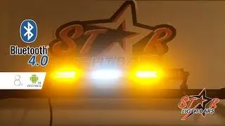 Star Light Bars M4 Bluetooth LED Rear Chase Light