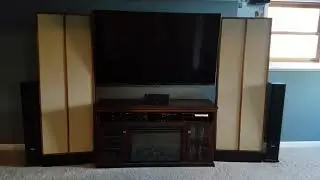 Pinnacle black diamond speakers playing Dire Straits
