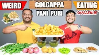 EPIC GOLGAPPA / PANI PURI EATING CHALLENGE | Spicy Golgappa Eating Competition | Food Challenge