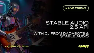 Stable Audio 2.5 API in ComfyUI with CJ from dadabots & Stable Audio