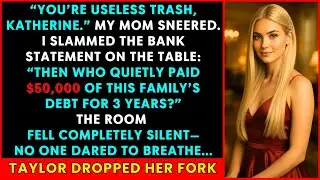 At Family Dinner, Mom Called Me “Useless Trash”—I Asked: Who Paid Your $50K Debt for 3 Years?