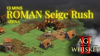 AOE2 ARENA | Romans | 13 Mins Siege Rush