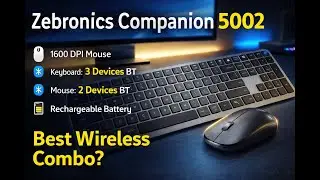 Zebronics Companion 5002 Wireless Bluetooth Keyboard & Mouse Combo Review