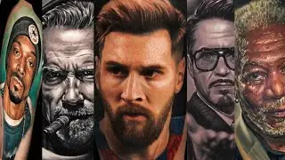 The Art of Realistic Portrait Tattoos #trending #tattoo #art