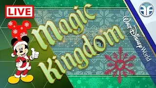 🔴 LIVE: Magic Kingdom 2022 Christmas Decorations & Merchandise | Walt Disney World Orlando Florida