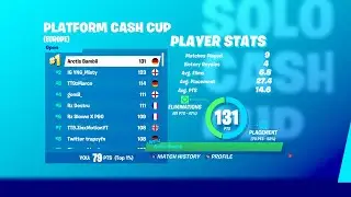How to WIN in the solo platform cash cup (CONSOLE)