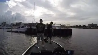 Ohio Bass Fishing with Edgar VanHoose - Black River 8/14/16 Part 1