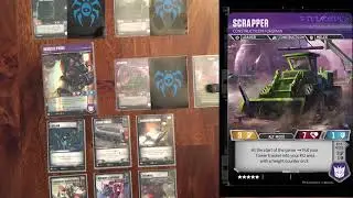Making A Nemesis Prime/Constructicons Deck - Transformers Card Game TCG