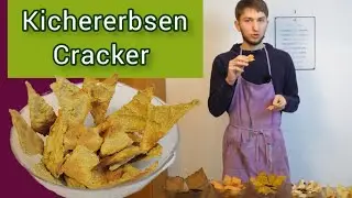 Kichererbsen Cracker einfach schnell knusprig (vegan/glutenfrei)