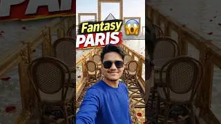 Paris Fantasy Tour 😱 | Eiffel Tower Baguette se bana?! | Unreal Vlog