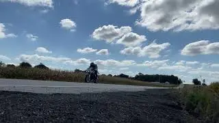 2003 Buell XB9R firebolt revision Moto XB-SG slip on exhaust flyby (no music)
