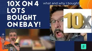 10x returns buying 4 sports card lots on eBay!