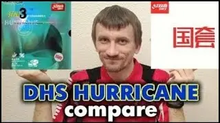 Губка DHS Hurricane 3 NEO National BLUE 40 &mdash; сравните с H3 NATIONAL Orange 39 &mdash; Обзор резины Eng