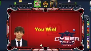 8 Ball Pool Cyber Tokyo Tower 😱 💰 Insane Epic Match 🔥 | Gaming2-0-0-7