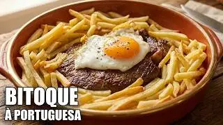 Bitoque &agrave; Portuguesa TRADICIONAL | Receita F&aacute;cil e R&aacute;pida #bitoque #bife #receitafacil