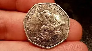 Is the 2017 Mr Jeremy Fisher 50 pence coin Worth Anything?