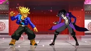 Trunks Vs. Gordeau - Demon Sickle
