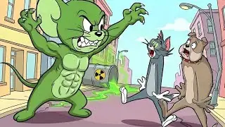 😱🔥Jerry transforms into a giant to get revenge on Tom for bullying him  |  #Zoo_Bi##TomAndJerry