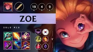 Zoe Mid vs Yone - KR Master Patch 25.13
