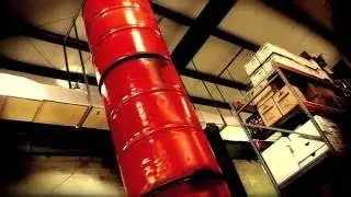 Halloween Prop Mechanical Tipping Barrels, Industrial Barrels