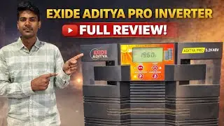 Exide Aditya pro 5.2kva 48v solor inverter full review #exide 