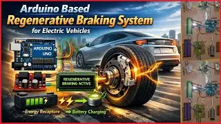 Regenerative Breaking Simulation Using Arduino for Electric Vehicles#diy #viral #electronic #science