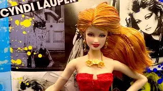 2009 Barbie Collector CYNDI LAUPER Ladies of the 80s PINK LABEL DOLL R4460