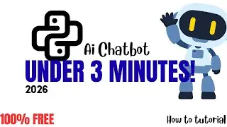 HOW TO MAKE AN AI CHATBOT IN PYTHON (100% FREE) | UNDER 3 MINUTES | GEMINI AI