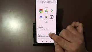 how to change font size in nothing phone 1, font size kaise badle