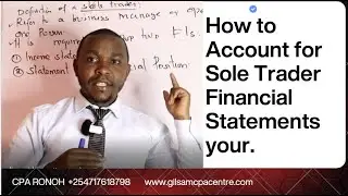What is a Sole Trader's FINANCIAL Statement Preparation?