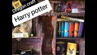 How to make a Harry Potter bookshelf/Harry Potter DIY/
