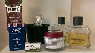 Fatip Piccolo Open Comb, Proraso Linea Rossa…..primo utilizzo!!!  🤞🏻🤞🏻🤞🏻