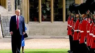 Donald Trump BREAKS Royal Protocol As US President BLOCKS OUT The Queen