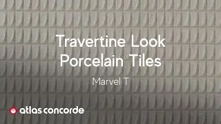 Timeless design with travertine porcelain tiles | Marvel T by Atlas Concorde