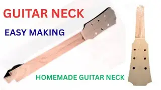 guitar neck making #guitar #guitarcraft #acousticguitar #guitarmaking #guitarneck #homemade #diy