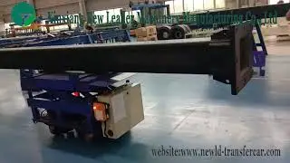 Mecanum Wheel Factory Transport Cart Without Rails - Cross Bay Transfer Trolley