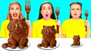 Большая, Средняя или Маленькая Тарелка Челлендж | Вкусные Кухонные Рецепты от BaRaDa Best